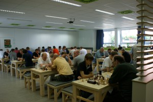 Blick in den Turniersaal (Foto: Jürgen Cziczkus)