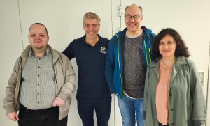 Erfolgreich gekämpft: Marcel, Claus, Dragos und Ololi