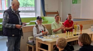 Uwe bei der Siegerehrung