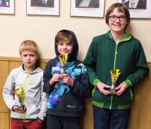 Unsere drei Turniersieger