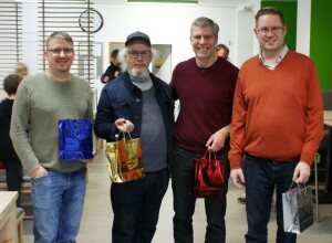 Präsente für die Trainer 