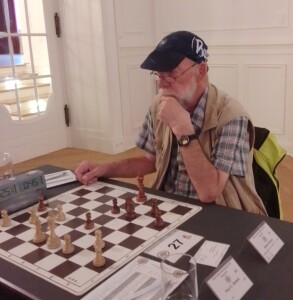 Alfred Klesse am Brett